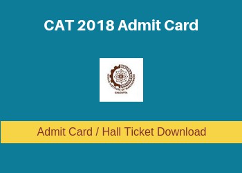 CAT 2018 Admit Card