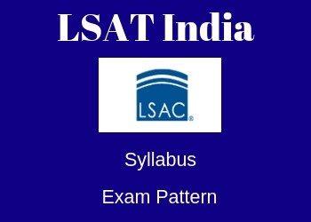 LSAT India Syllabus 2019
